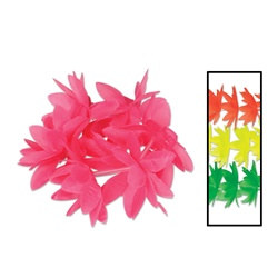 Assorted Silk N Petals Neon Lotus Wristlets/Anklets (1/pkg)