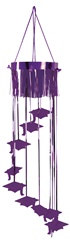 Purple Graduation Cap Shimmering Spiral