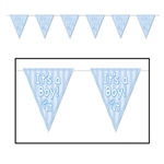 It's A Boy Pennant Banner