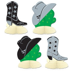 Western Playmates (4/pkg)