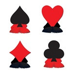 Card Suit Playmates (4/pkg)