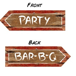 Redneck Party Sign