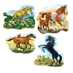 Horse Cutouts (4/pkg)