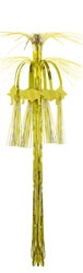 Gold Graduation Cap Cascade Hanging Column