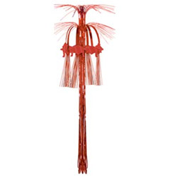 Red Graduation Cap Cascade Hanging Column