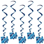 It's A Boy Whirls (5/pkg)