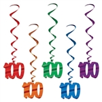 Number 100 Whirls (5/pkg)