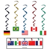 International Flag Whirls (5/pkg)