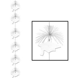 White Graduation Cap Firework Stringer