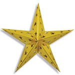 Gold Dimensional Foil Star (24 inch)