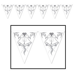 Wedding Bells Pennant Banner