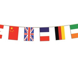 International Flag Banner (12 Countries)