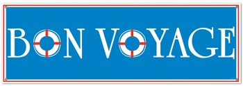 Bon Voyage Sign Banner