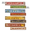 Old Western Sign Cutouts (4/pkg)