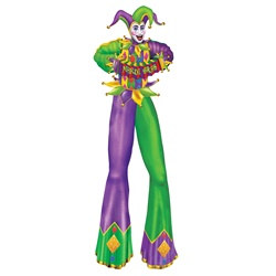 Jointed Mardi Gras Figure