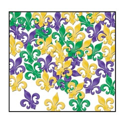 Mardi Gras Fleur De Lis Fanci-Fetti