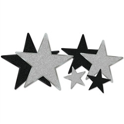 Glittered Star Cutouts