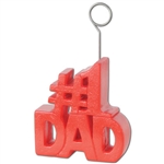 # 1 Dad Photo/Balloon Holder