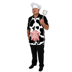 Cow Print Fabric Novelty Apron