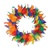 Rainbow Feather Wreath (8 inch)