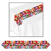 Printed International Flag Table Runner