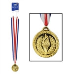 Gold Medal with Ribbon