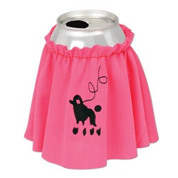 Poodle Skirt Drink Accessory