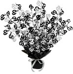 60th Gleam N Burst Centerpiece (Black & Silver)