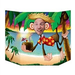 Luau Monkey Photo Prop