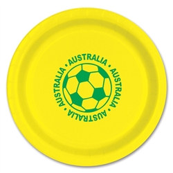 Australia Soccer Plates (8/Pkg)