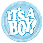 It's A Boy! Lunch Plates