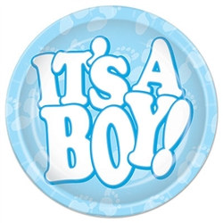 It's A Boy! Lunch Plates