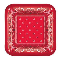 Bandana Dessert Plates (8/pkg)