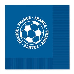 France Soccer Luncheon Napkins (16/Pkg)