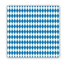 Blue and White Oktoberfest Lunch Napkins (16/pkg)