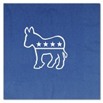 Blue Democratic Luncheon Napkins (16/pkg)