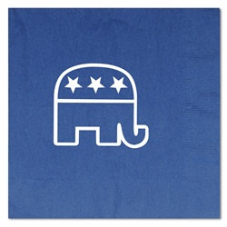 Blue Republican Luncheon Napkins (16/pkg)