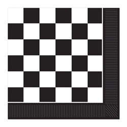 Checkered Luncheon Napkins (16/pkg)