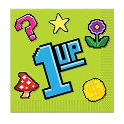 8-Bit Luncheon Napkins (16/pkg)