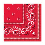 Bandana Beverage Napkins (16/pkg)