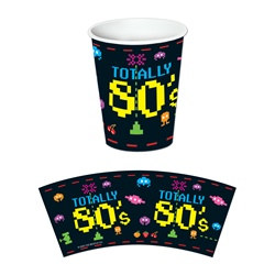80's Hot/Cold Cups (8/pkg)