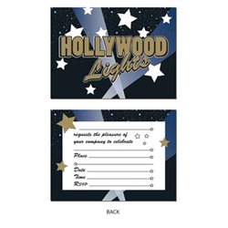 Hollywood Lights Invitations (8/pkg)