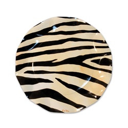 Zebra Medium Plates (10/pkg)