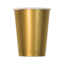 Metallic Gold Cups (10/pkg)