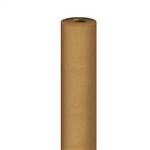 This sturdy brown Kraft Paper Table Roll is perfect for any event with a rustic theme. Keep children occupied by drawing on the continuous length of paper.  Contains one 24 inch by 100 feet Kraft Paper Table Roll per package.