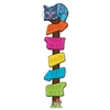 Your guests will know exactly where to go for the party with this Directional Post cutout, complete with the Cheshire Cat.  A great addition to your Alison in Wonderland party theme.