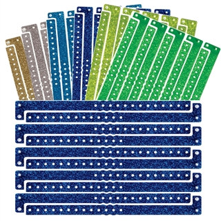 Plastic Sparkle Wristbands - 100/pkg