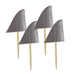 Shark Fin Picks (50/pkg)