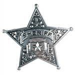 Metal Sheriff Badge