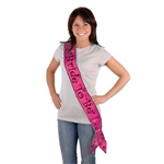 Pink Bride To Be Sash